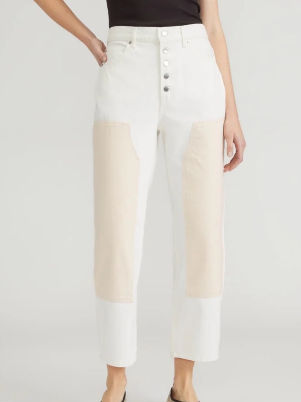 Everlane Jeans - Straight Leg High Rise Button Fly THE PAINTER JEAN
